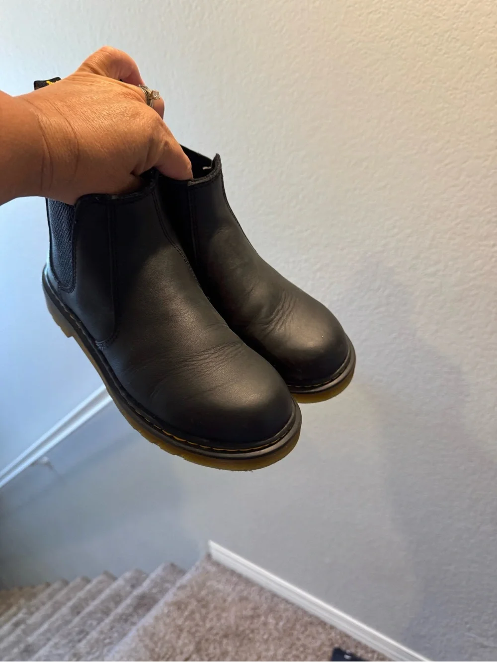 Dr. Martens Kids Black Chelsea Boots